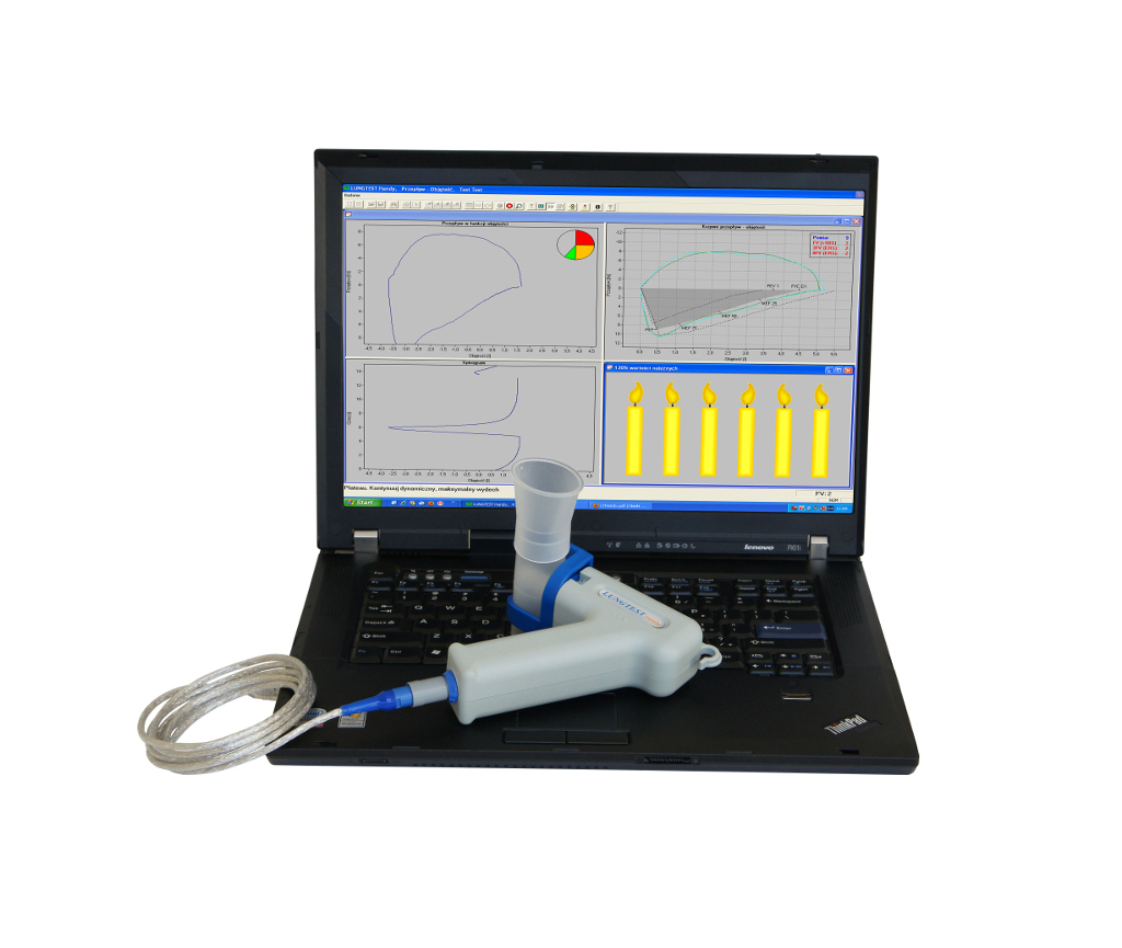Spirometr lungtest handy